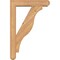 Ekena Millwork Funston Craftsman Smooth Bracket w/ Offset Brace, Western Red Cedar, 5 1/2"W x 24"D x 36"H BKT0604X24X36FST04SWR - alternate 3